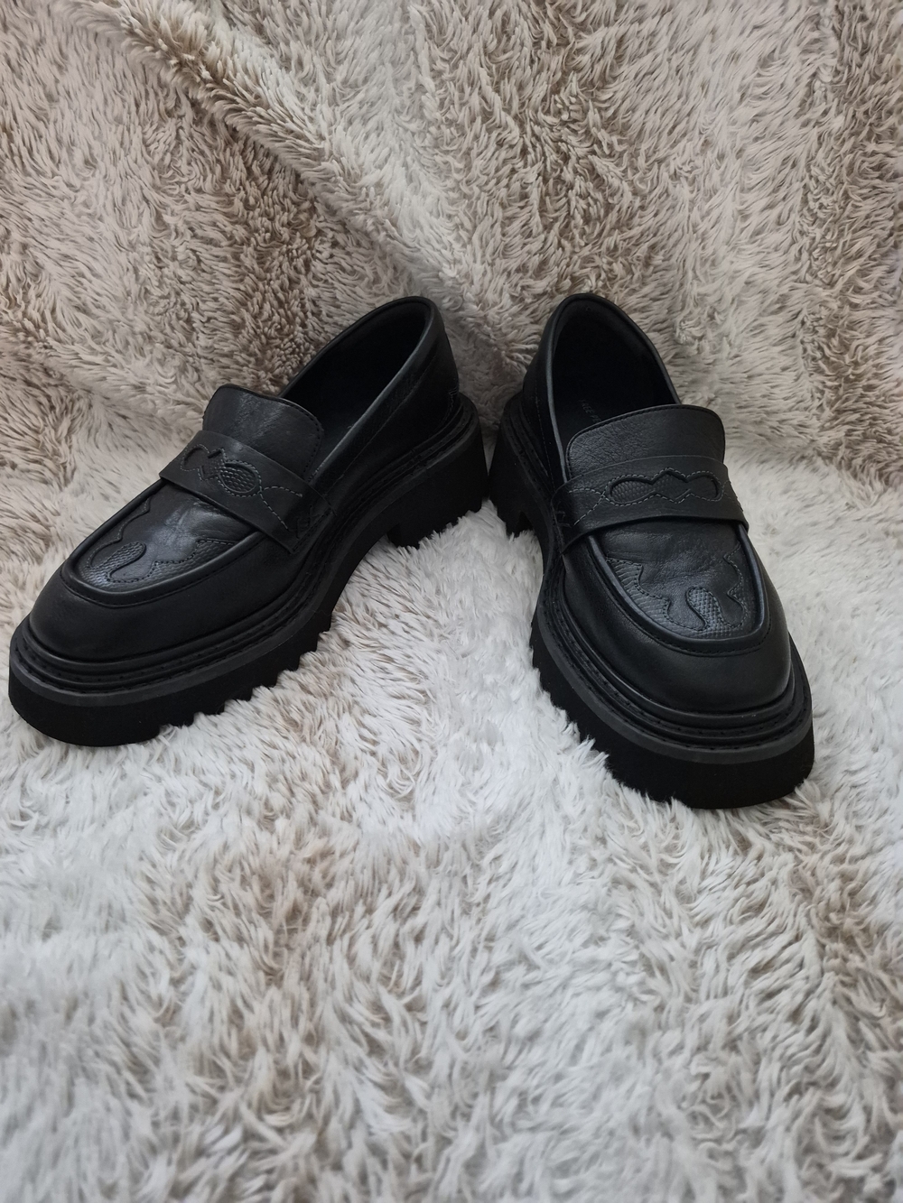 NWT Free People Darci Platform Loafers 7.5 - Picture 4 of 5